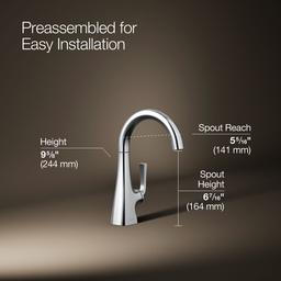 Graze Beverage faucet - Polished Chrome - image 3