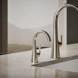 Graze Beverage faucet - Vibrant Polished Nickel - image 2