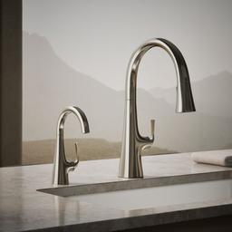 Graze Beverage faucet - Vibrant Polished Nickel - image 4