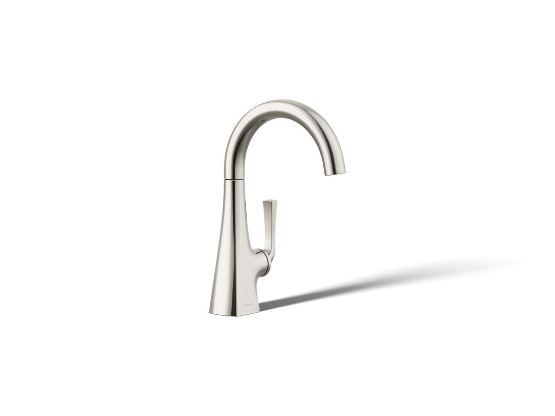 Graze Beverage faucet - Vibrant Polished Nickel by Kohler