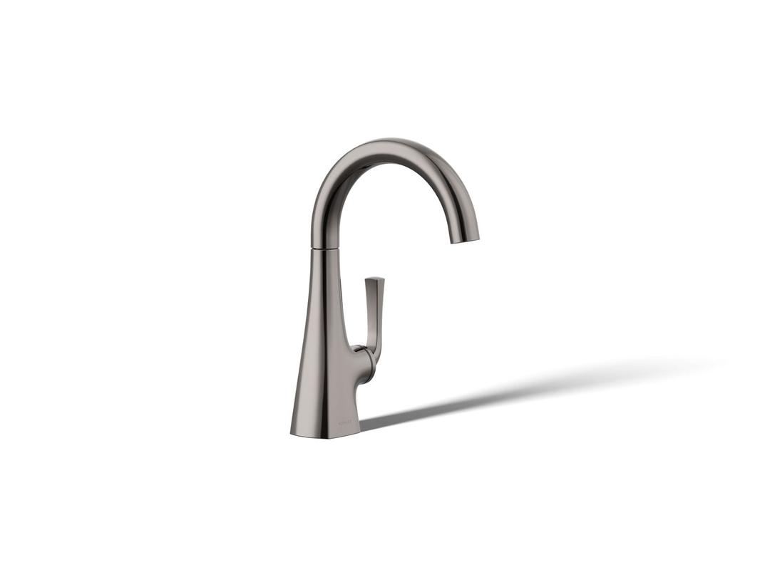 Graze Beverage faucet - Vibrant Titanium by Kohler