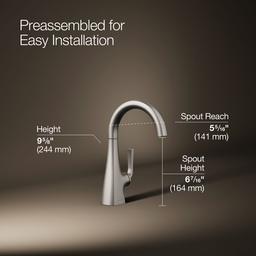 Graze Beverage faucet - Vibrant Stainless - image 3