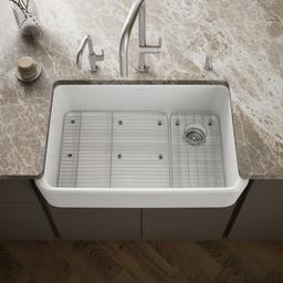 Kohler Ironridge 34'' Undermount Single-bowl Farmhouse Kitchen Sink - White - image 2
