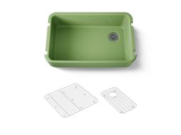 Kohler Ironridge 34'' Undermount Single-bowl Farmhouse Kitchen Sink - Fresh Green - image 1