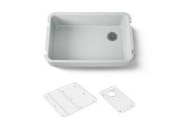 Kohler Ironridge 34'' Undermount Single-bowl Farmhouse Kitchen Sink - Ice Grey - image 1