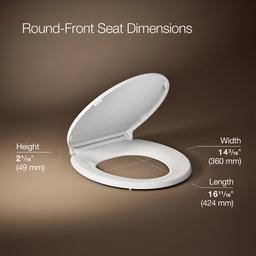 Border ReadyLatch Quiet-CloseE round-front toilet seat with antimicrobial agent - image 3