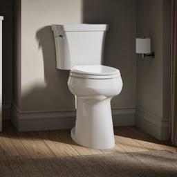 Highline Tall two-piece elongated toilet, 1.28 gpf - White - image 2