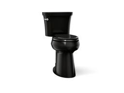 Highline Tall two-piece elongated toilet, 1.28 gpf - Black - image 1