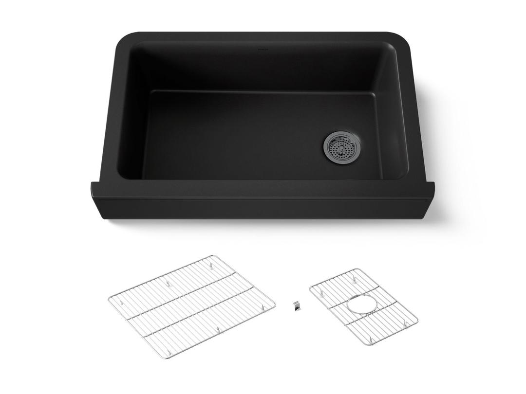 Cairn Undermount single-bowl farmhouse kitchen sink by Kohler