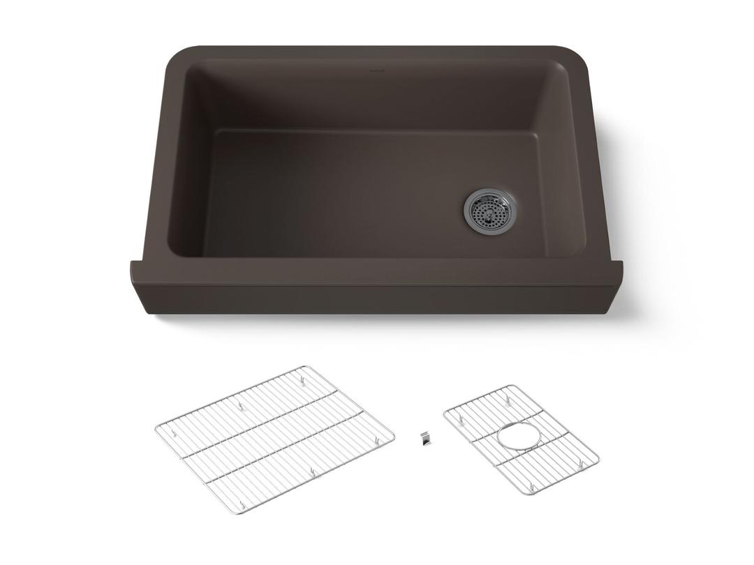 Cairn Undermount single-bowl farmhouse kitchen sink by Kohler