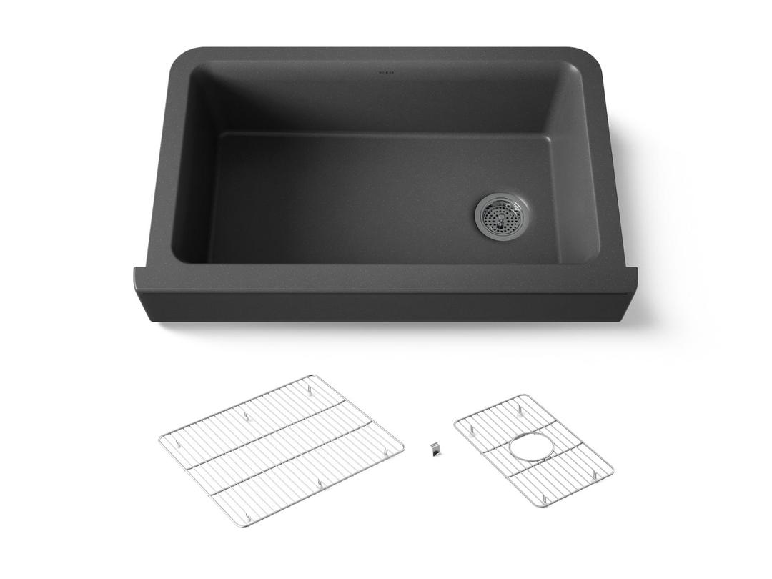 Cairn Undermount single-bowl farmhouse kitchen sink by Kohler