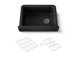 Cairn 29-3/4'' undermount single-bowl farmhouse kitchen sink with short apron - image 1