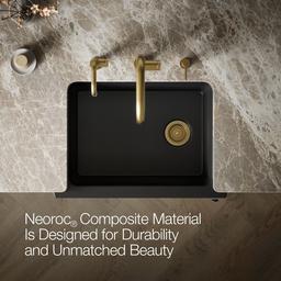 Cairn 29-3/4'' undermount single-bowl farmhouse kitchen sink with short apron - image 4