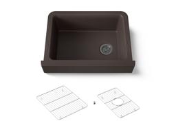 Cairn 29-3/4'' undermount single-bowl farmhouse kitchen sink with short apron - image 1