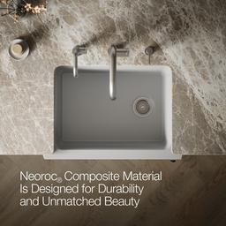 Cairn 29-3/4'' undermount single-bowl farmhouse kitchen sink with short apron - image 4