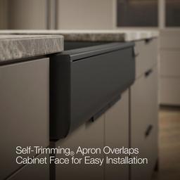 Cairn 29-3/4'' undermount single-bowl farmhouse kitchen sink with short apron - image 6