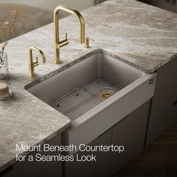 Cairn 34'' undermount single-bowl farmhouse kitchen sink - image 8