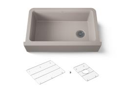 Cairn 34'' undermount single-bowl farmhouse kitchen sink - image 1