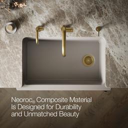 Cairn 34'' undermount single-bowl farmhouse kitchen sink - image 5