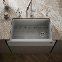 Cairn 34'' undermount single-bowl farmhouse kitchen sink - image 2