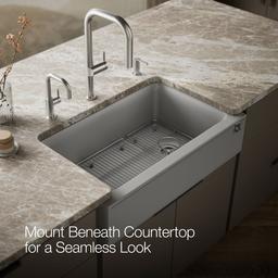 Cairn 34'' undermount single-bowl farmhouse kitchen sink - image 8