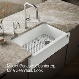 Cairn 34'' undermount single-bowl farmhouse kitchen sink - image 8