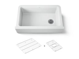 Cairn 34'' undermount single-bowl farmhouse kitchen sink - image 1