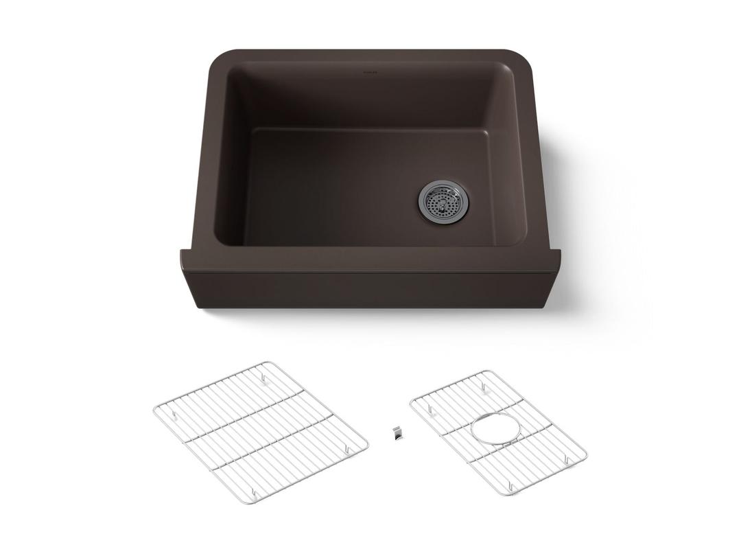 Cairn 29-11/16'' undermount single-bowl farmhouse kitchen sink by Kohler