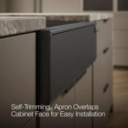 Cairn 29-11/16'' undermount single-bowl farmhouse kitchen sink - image 6