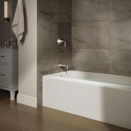AvecE 60'' x 30'' alcove bath, left drain - image 2