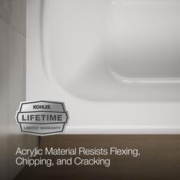 AvecE 60'' x 30'' alcove bath, right drain - image 9