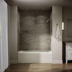 AvecE 60'' x 30'' alcove bath, right drain - image 4