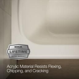 AvecE 60'' x 30'' alcove bath, right drain - image 9