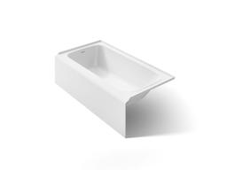 AvecE 60'' x 32'' alcove bath, left drain - image 1