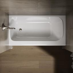 AvecE 60'' x 32'' alcove bath, left drain - image 7