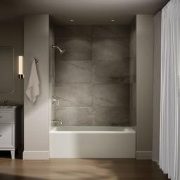 AvecE 60'' x 32'' alcove bath, left drain - image 4