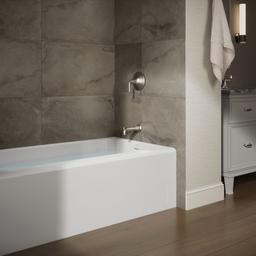 AvecE 60'' x 32'' alcove bath, right drain - image 2