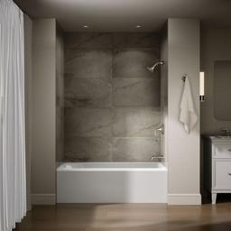 AvecE 60'' x 32'' alcove bath, right drain - image 4