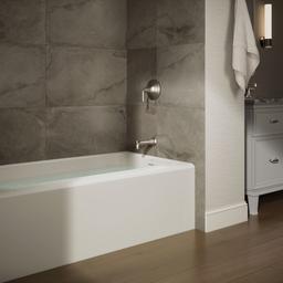 AvecE 60'' x 32'' alcove bath, right drain - image 2