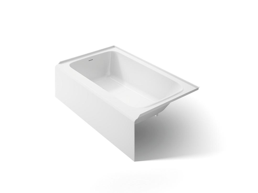 AvecE 60'' x 36'' alcove bath, left drain by Kohler