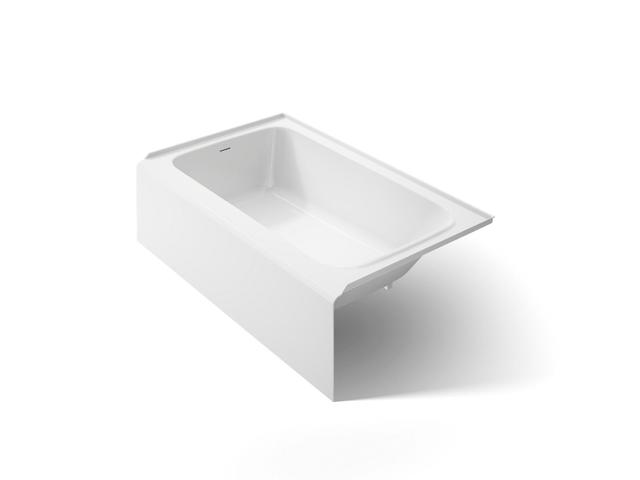 AvecE 60'' x 36'' alcove bath, left drain
