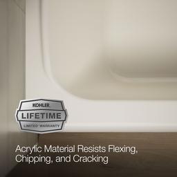 AvecE 60'' x 36'' alcove bath, right drain - image 9