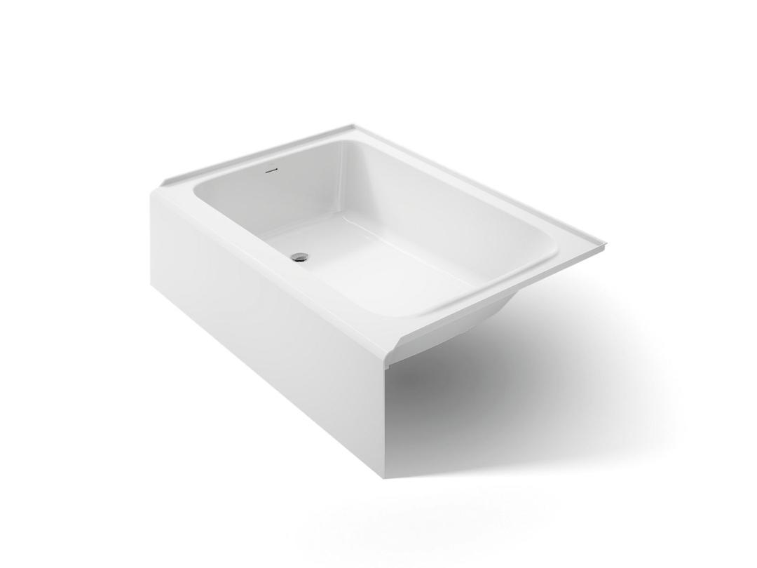 AvecE 60'' x 42'' alcove bath, left drain by Kohler