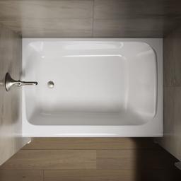 AvecE 60'' x 42'' alcove bath, left drain - image 7