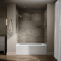 AvecE 60'' x 42'' alcove bath, left drain - image 4
