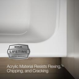 AvecE 60'' x 42'' alcove bath, left drain - image 9