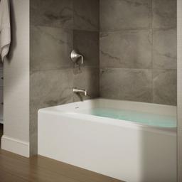 AvecE 60'' x 42'' alcove bath, left drain - image 2