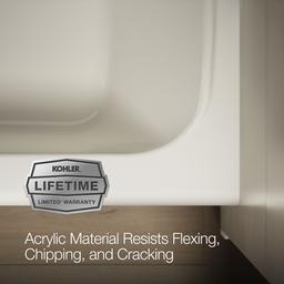 AvecE 60'' x 42'' alcove bath, left drain - image 9