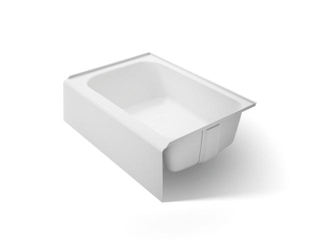 AvecE 60'' x 42'' alcove bath, right drain