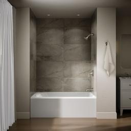 AvecE 60'' x 42'' alcove bath, right drain - image 4